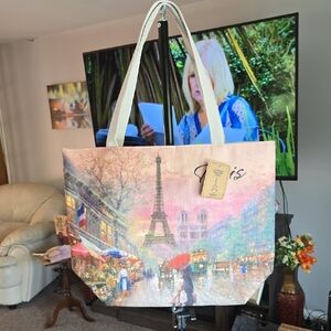 Paris Themed Tote Bag   🩷 ⭐️✨️NEW. ⭐️✨️